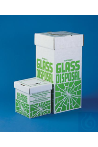 SP Bel-Art Cardboard Disposal Cartons for Glass;12 x 12 x 27 in., Floor Model...